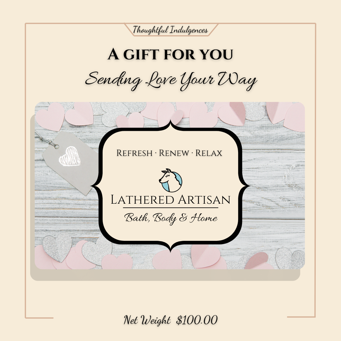 Heartfelt Moments "Sending Love Your Way" Digital Gift Card