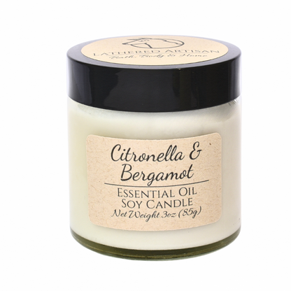 Citronella & Bergamot | Essential Oil | Candle