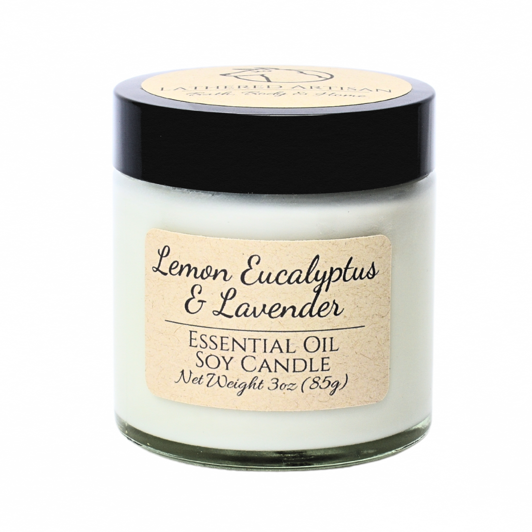 Lemon Eucalyptus & Lavender | Essential Oil | Candle