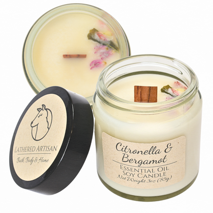 Citronella & Bergamot | Essential Oil | Candle