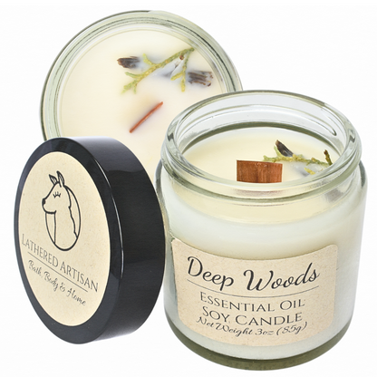 Bougie aux huiles essentielles Deep Woods