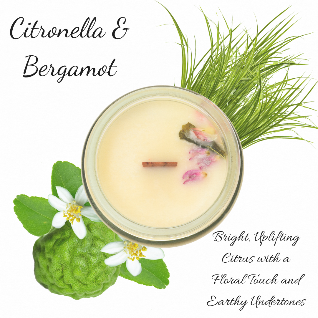 Citronella & Bergamot | Essential Oil | Candle