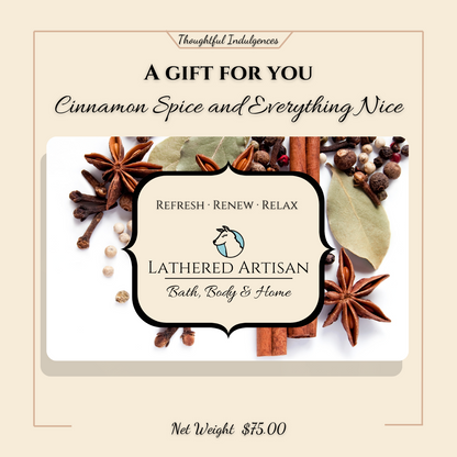 Delights of Spice "Cinnamon Spice and Everything Nice" Digital Gift Card