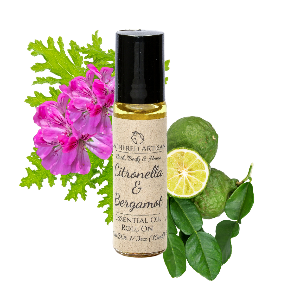 Citronnelle et bergamote | Parfum unisexe aux huiles essentielles