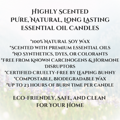 Citronella & Bergamot | Essential Oil | Candle