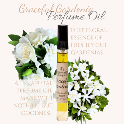 Graceful Gardenia | Parfum à l'huile parfumée naturelle