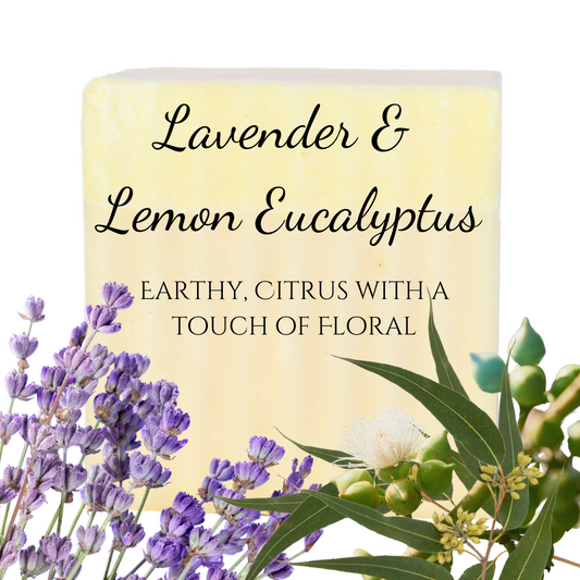 Lavender & Lemon Eucalyptus | Essential Oil Bar Soap