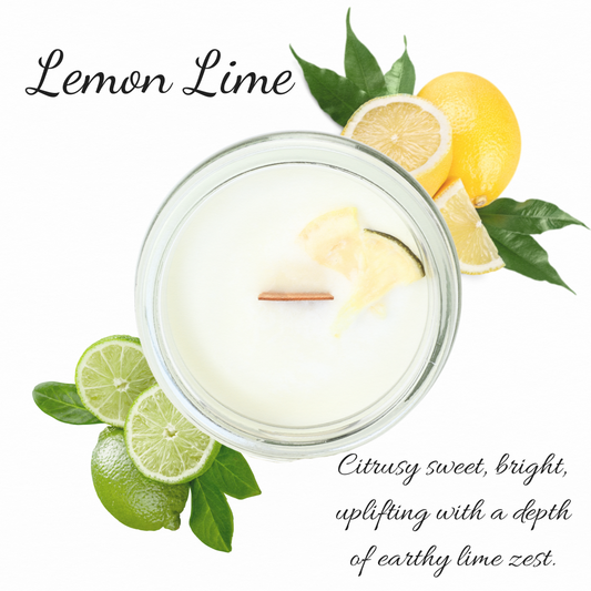 Lemon Lime | Essential Oil | Candle