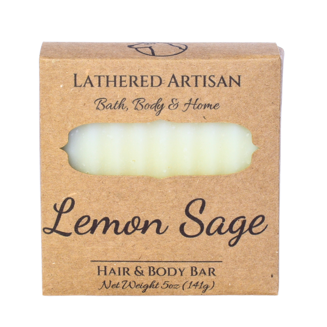 Lemon Sage | Shea Butter Bar Soap