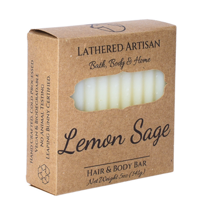 Lemon Sage | Shea Butter Bar Soap