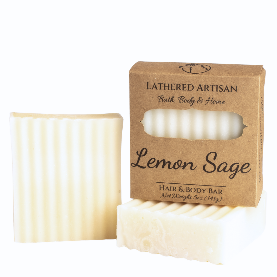 Lemon Sage | Shea Butter Bar Soap