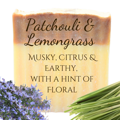 Patchouli & Lemongrass | Essential Oil | Bar Soap