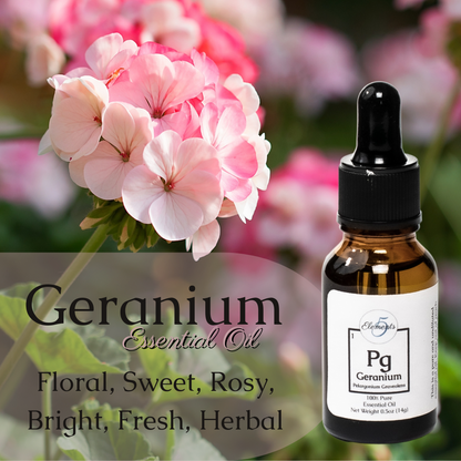 Géranium | Huile essentielle | Pelargonium graveolens