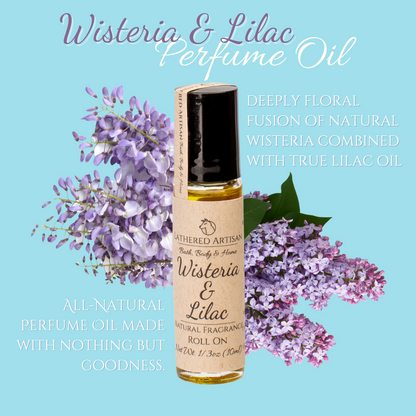 Wisteria & Lilac | Natural Fragrance with Essential Oils Perfume