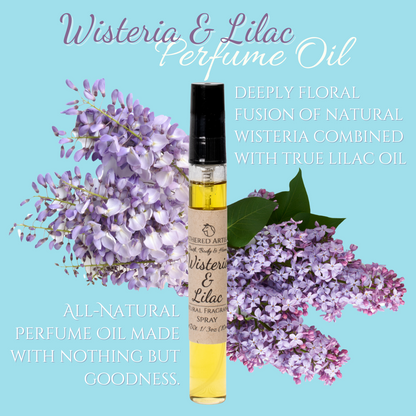 Wisteria & Lilac | Natural Fragrance with Essential Oils Perfume