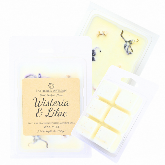 Wisteria & Lilac | Natural Fragrance with Essential Oil | Wax Melts